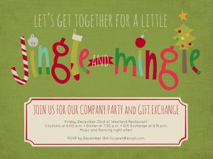 free christmas party invitations template screenshot