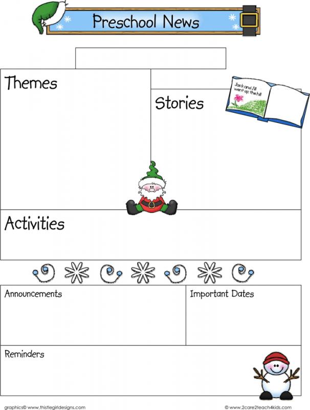 free classroom newsletter templates