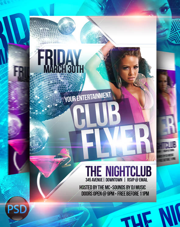 Free Club Flyer Templates Template Business