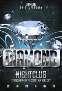 free club flyer templates diamond club template freepsdflyer com