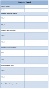 free construction contract template marketing manual template