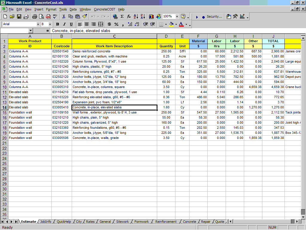 free takeoff software estimating