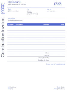 free construction estimate template pdf contractor invoice format for word x