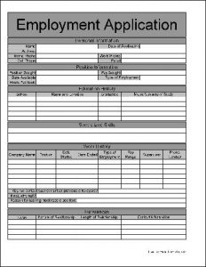 free employment application pdf ja