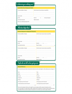 free employment application template morrisons fresh job application form l