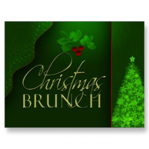 free envelope template christmas brunch