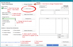 free estimate forms quickbooks tip how to add a logo and customize your forms pertaining to quickbooks estimate template