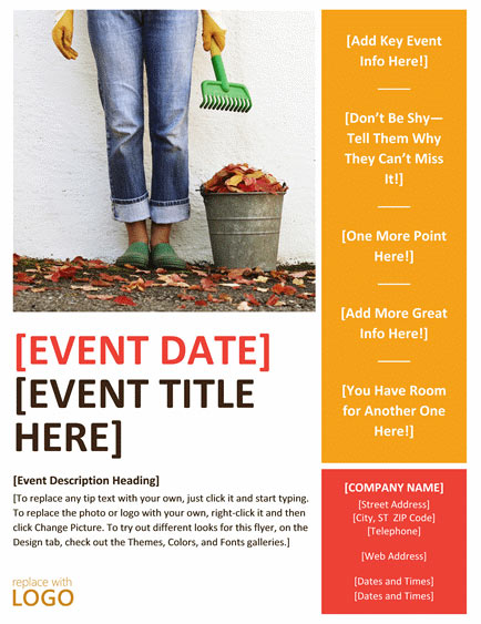 free event flyer templates