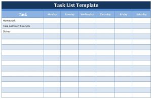 free expense report template task list template