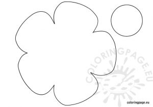 free flower templates flower template free