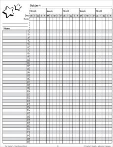 free gradebook template e