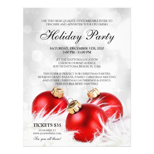 free holiday flyer templates