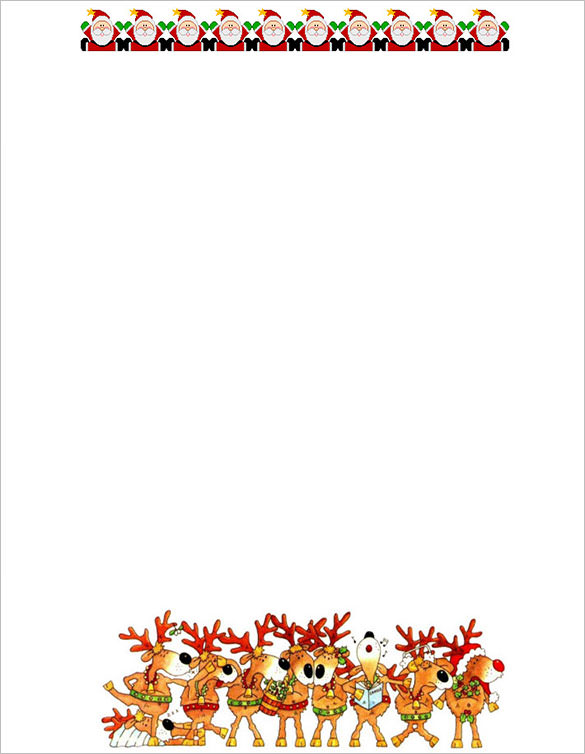 free holiday stationery templates