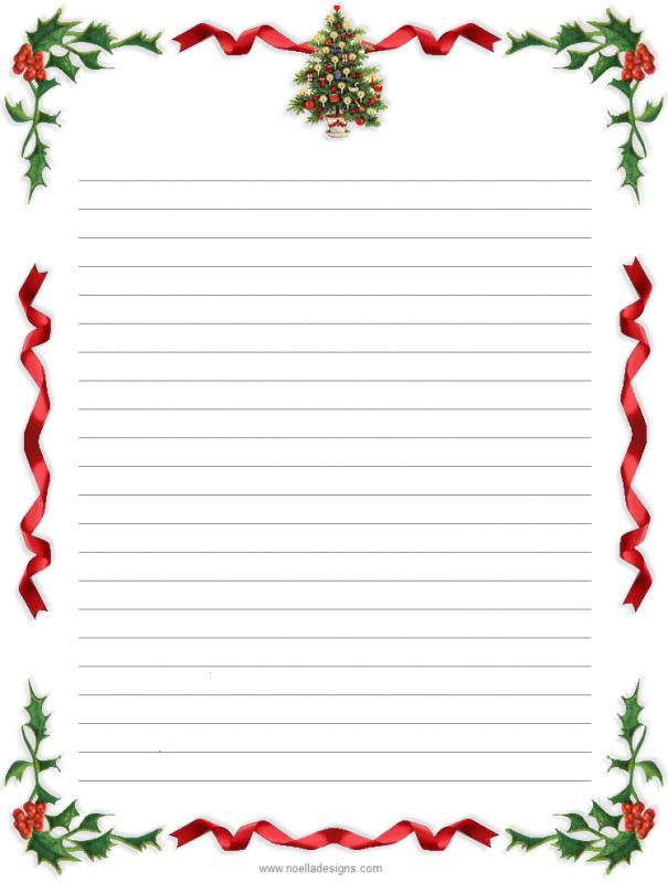 free holiday stationery templates