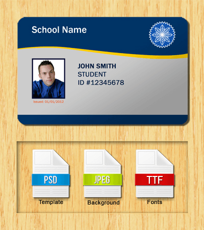 free id card template