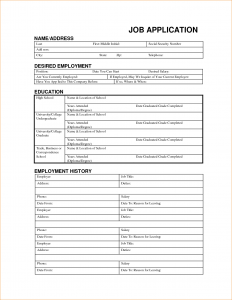 free job application template free job application template