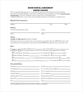 free lease agreement template word free room rentl agreement template pdf