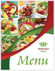 free menu templates for word menu templates b