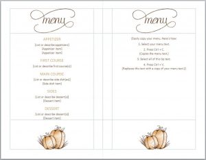 free menu templates thanksgiving menu template 1024x794