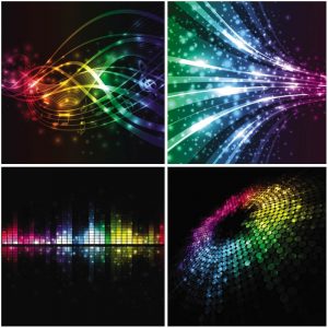 free music background music wave background vector