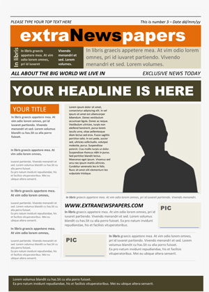 free newspaper template