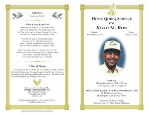 free obituary program template download orig