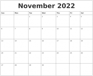 free photo templates november free printable calendar templates