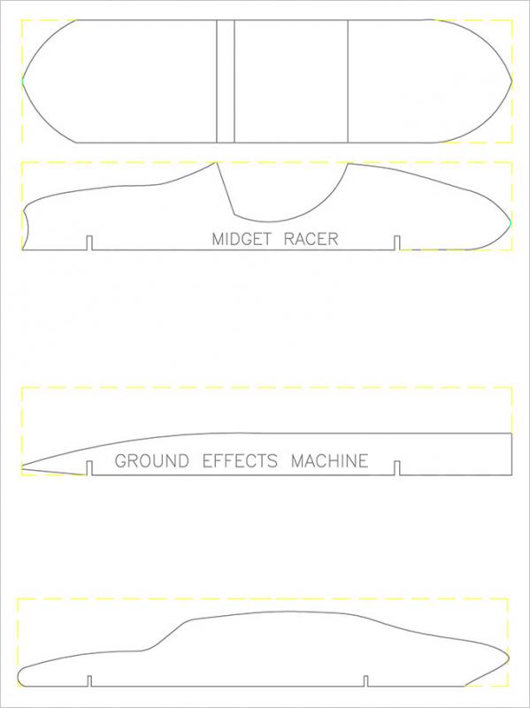 free pinewood derby car templates