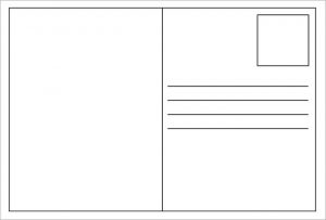 free postcard template blank postcard template free amp premium templates free postcard templates