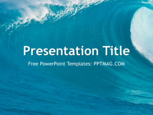 free powerpoint templates for teachers ocean waves powerpoint template preview x