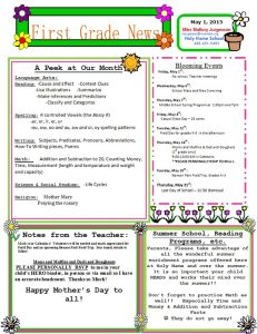 free preschool newsletter templates orig