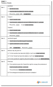 free printable basic rental agreement qld tenancy sample