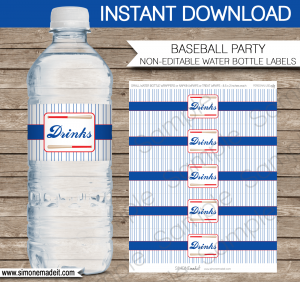 free printable candy bar wrappers templates baseball water bottle labels drinks