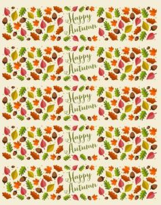 free printable candy bar wrappers templates fall