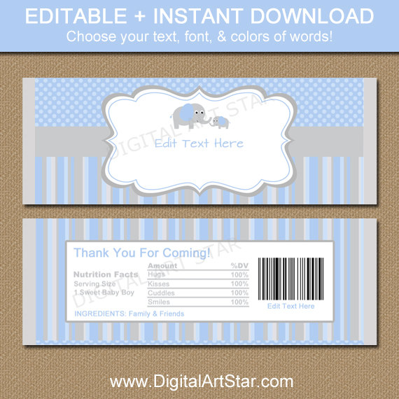 free candy bar wrapper template for word