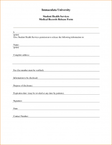 free printable child medical consent form medical release form template