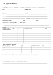 free printable doctors excuse basic job application form