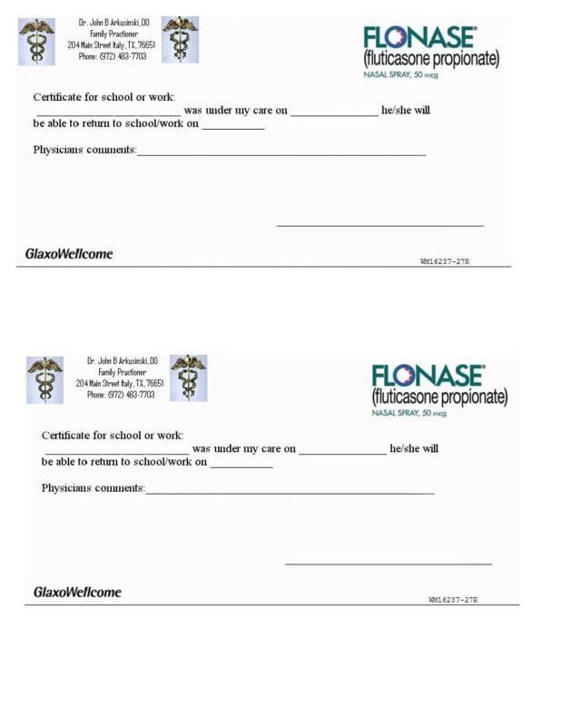 Free Printable Doctor Excuse Forms For Work