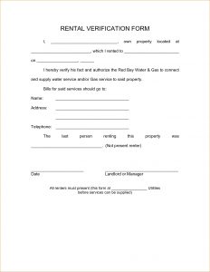 free printable employment verification form doc landlord verification form tenant verification