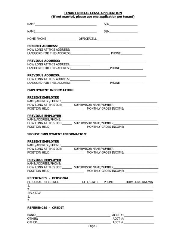 free printable lease agreement