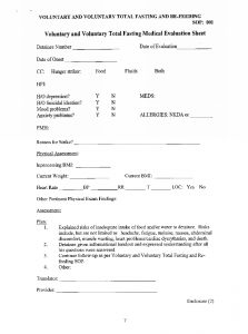 free printable medical history forms voluntary and voluntary total fasting and re feeding medical evaluation sheet