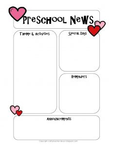 free printable newsletter templates newsletter templatefeb