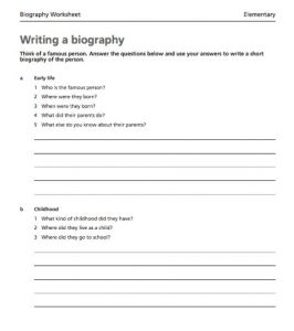 free printable obituary templates writing a biography