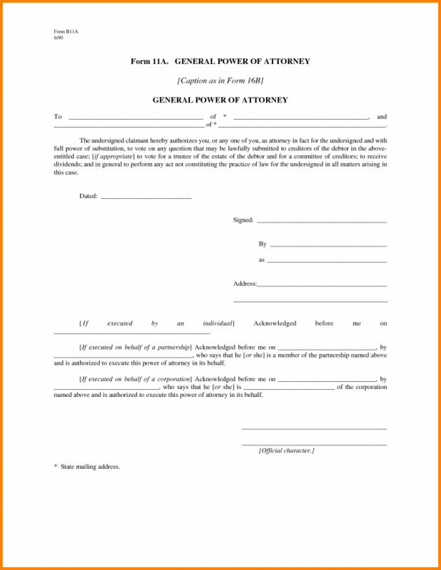 Free Printable Power Of Attorney Forms
