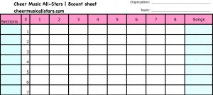 free printable time sheets pdf free count sheets cheer music all stars