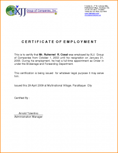 free printable timesheets certificate of employment resignation employment certificate