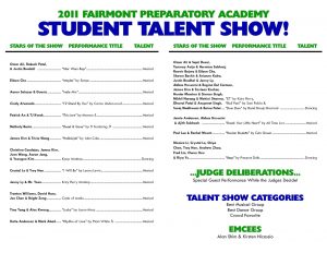 free printable wedding program templates word talent show template talent show program template mileage