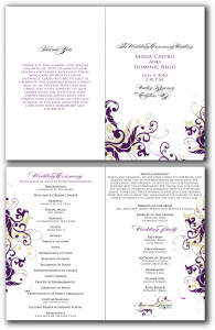 free program templates free printable program templates