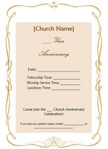 free registration form template churchanniversaryinvitation