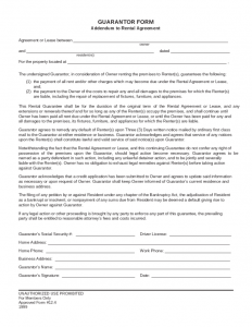 free rental agreement forms guarantor form addendum to rental agreement l